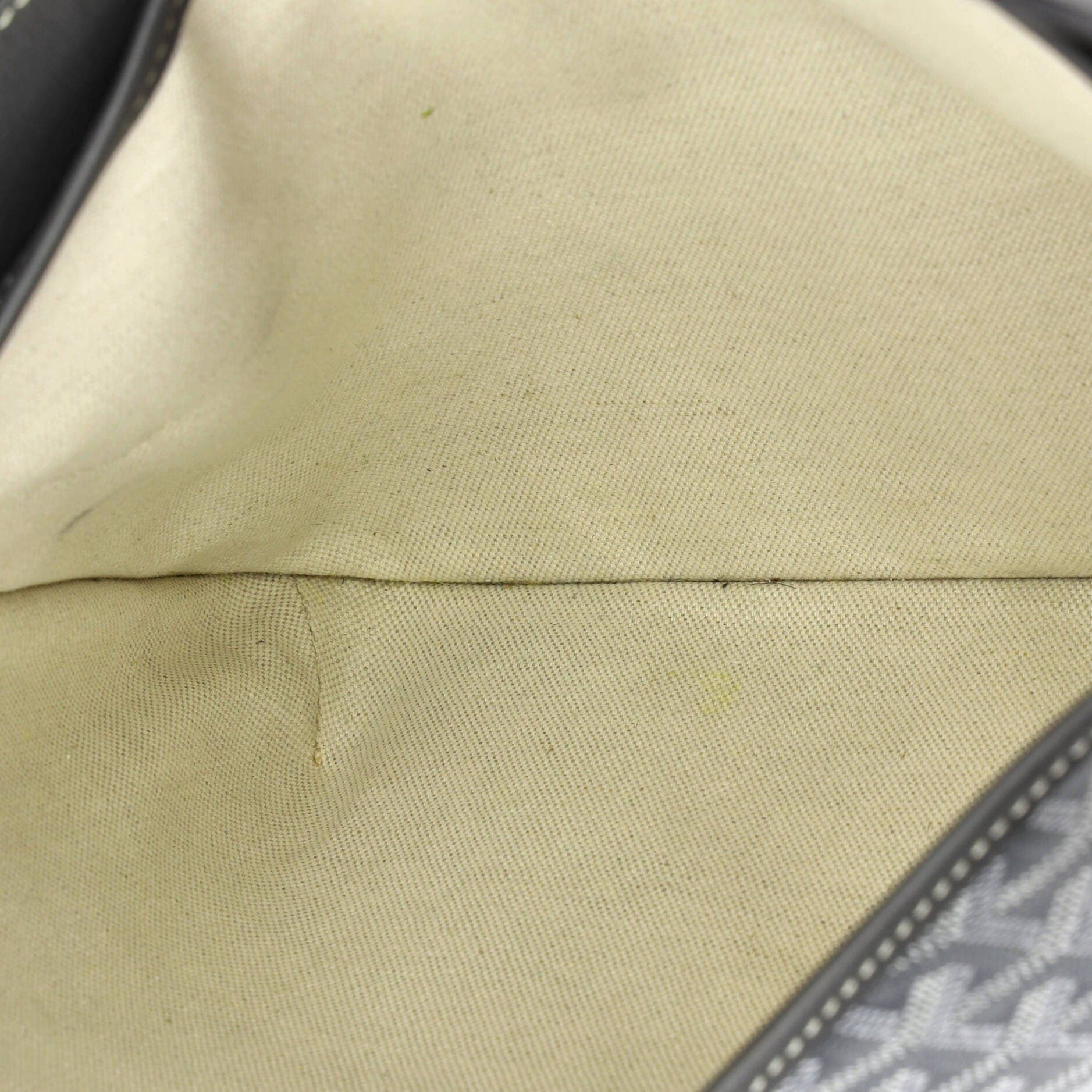 Pre-Owned Goyard Coursier Messenger Bag Coated Canvas and Leather, Alternate, color, Gray