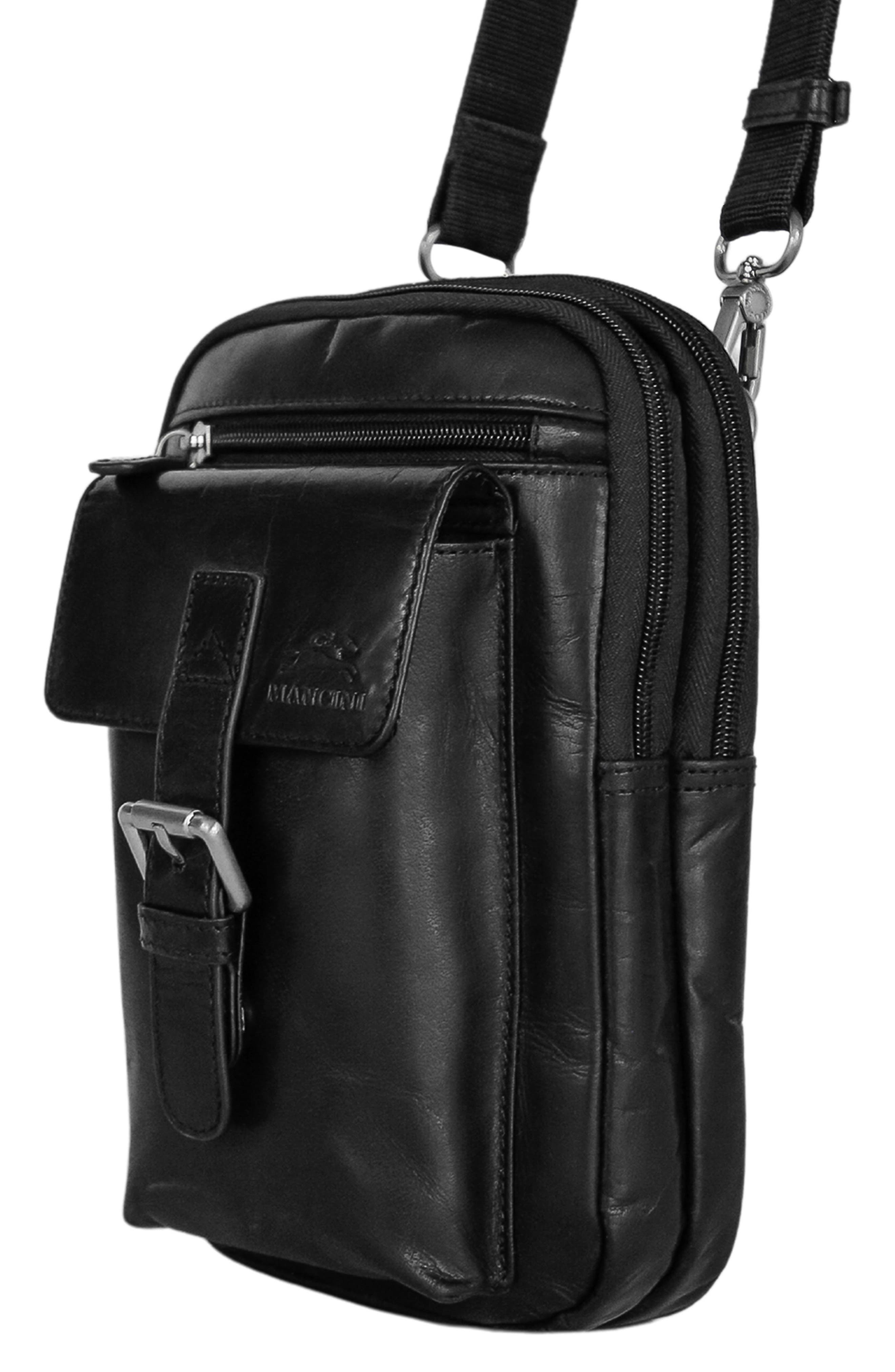 Organizer Crossbody Bag, Alternate, color, BLACK
