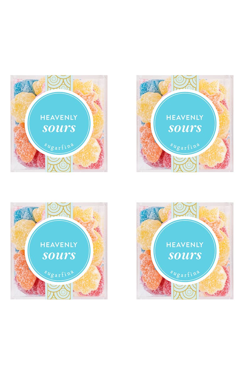 sugarfina Heavenly Sours Set of 4 Candy Cubes, Main, color, Blue