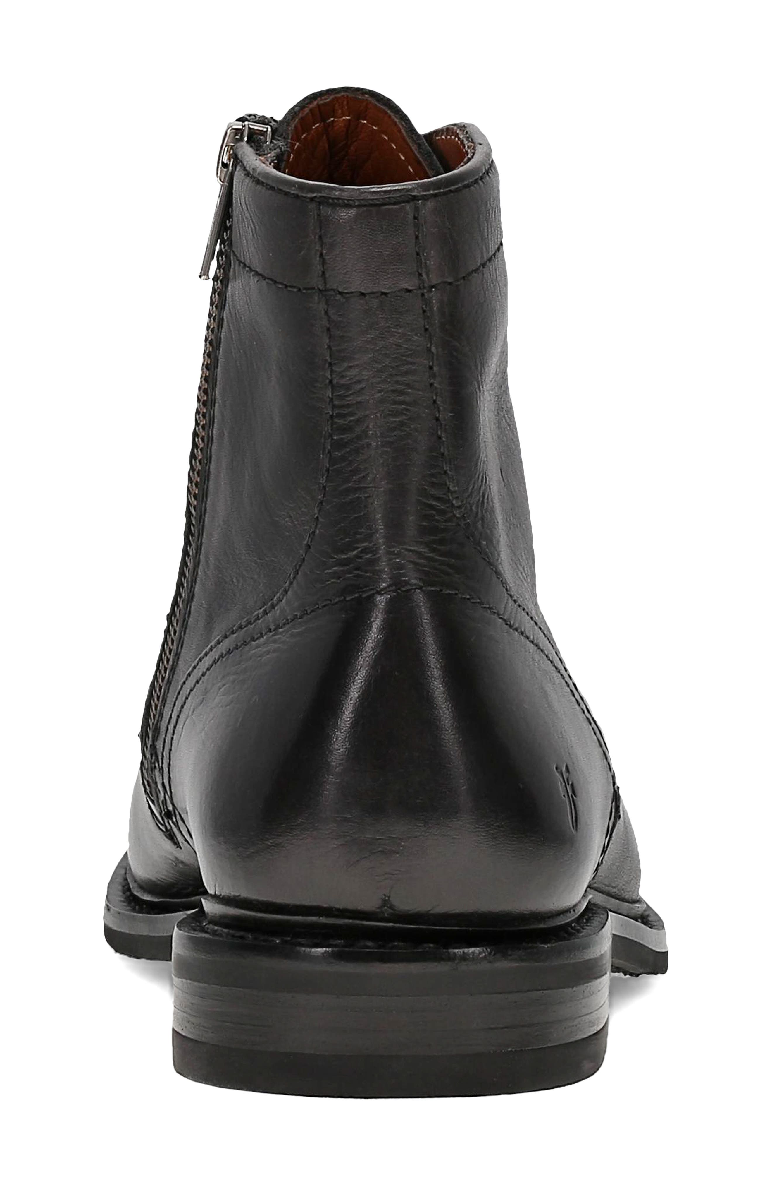 Frye Paul Lace-Up Boot, Alternate, color, Black