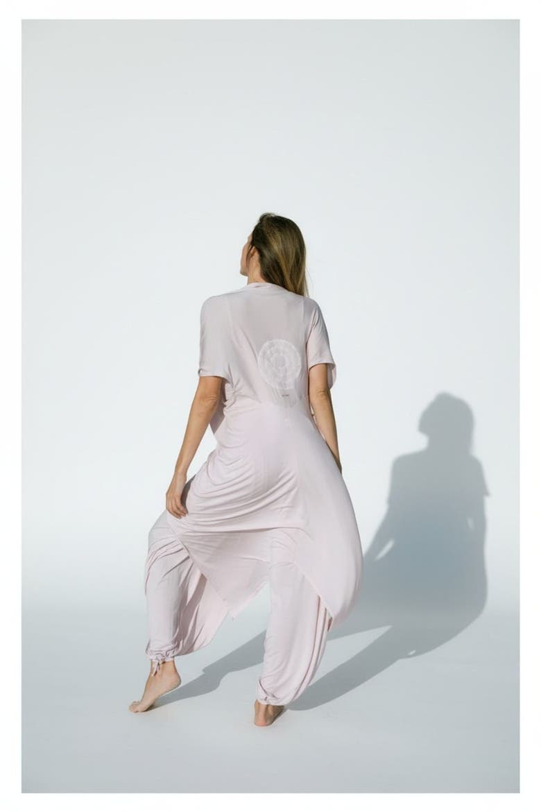 Breathe Stillness Cape, Alternate, color, Muted Rose