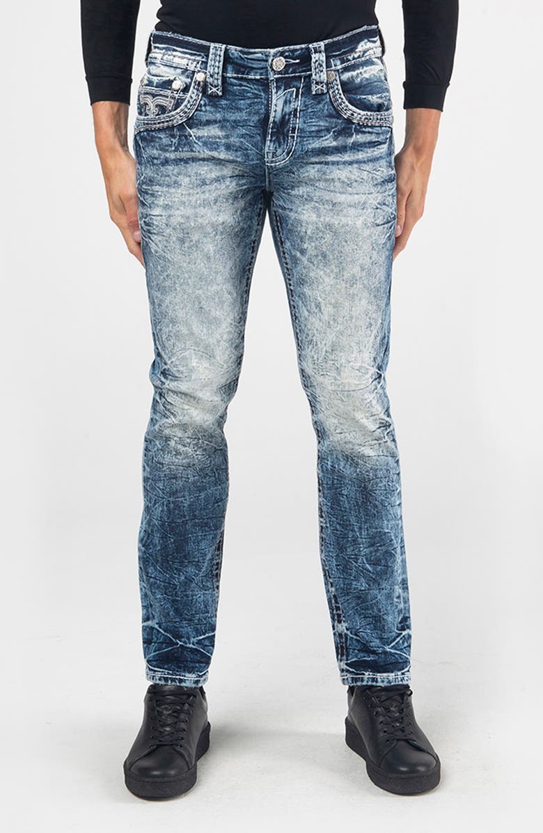 Rock Revival Alternative Straight Leg Stretch Jeans, Main, color,