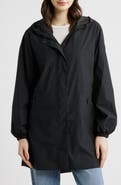 Save The Duck Fleur Water Resistant Hooded Raincoat