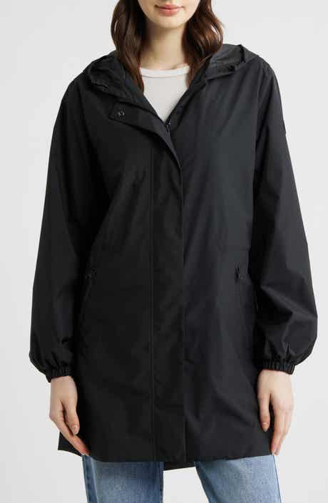 Fleur Water Resistant Hooded Raincoat