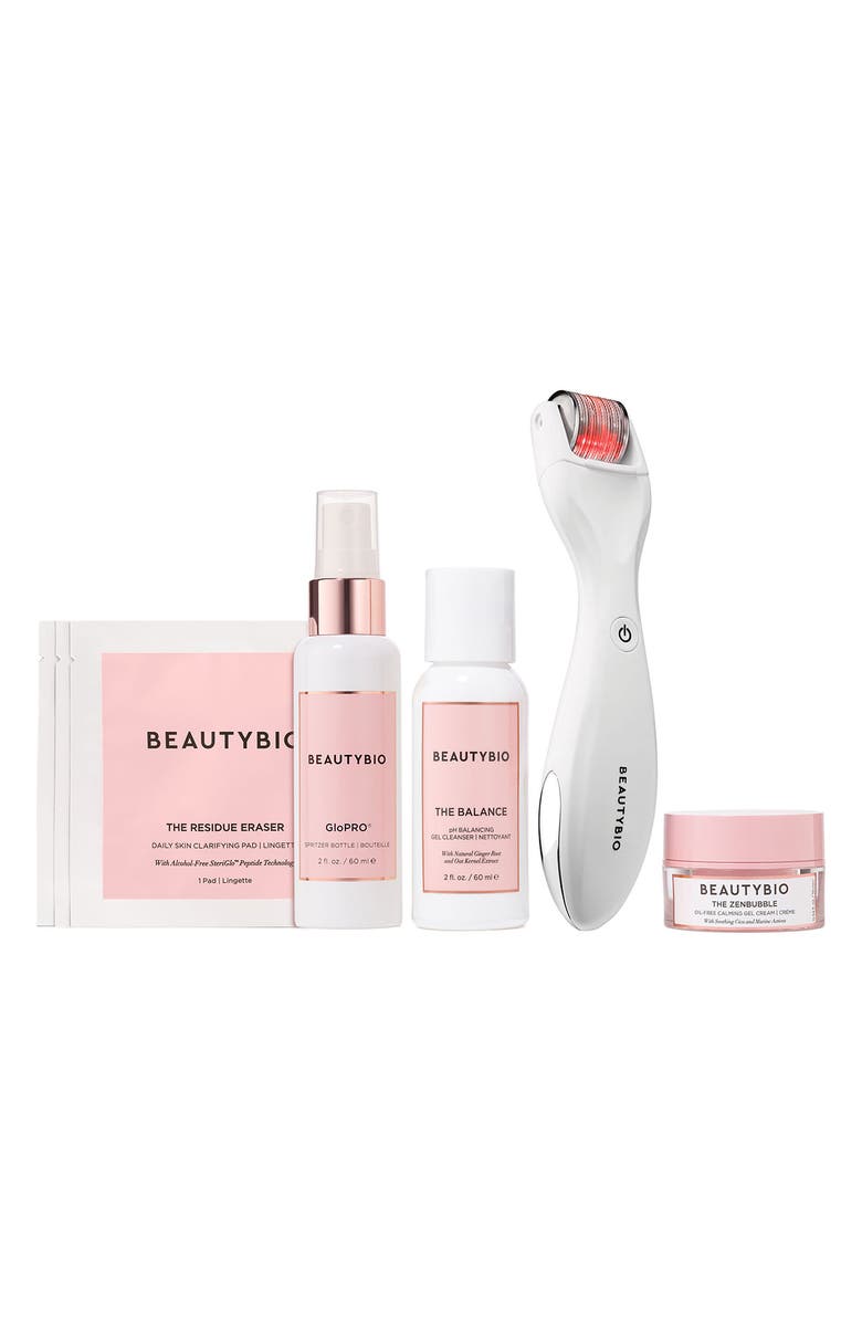 BeautyBio Get That Glow GloPRO<sup>®</sup> Facial Microneedling Discovery Set $233 Value, Main, color, 