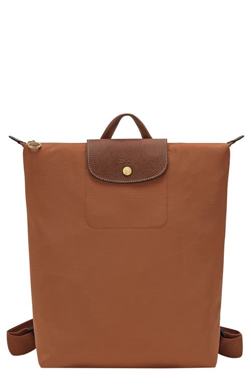 Longchamp Medium Le Pliage Original Backpack In Brown