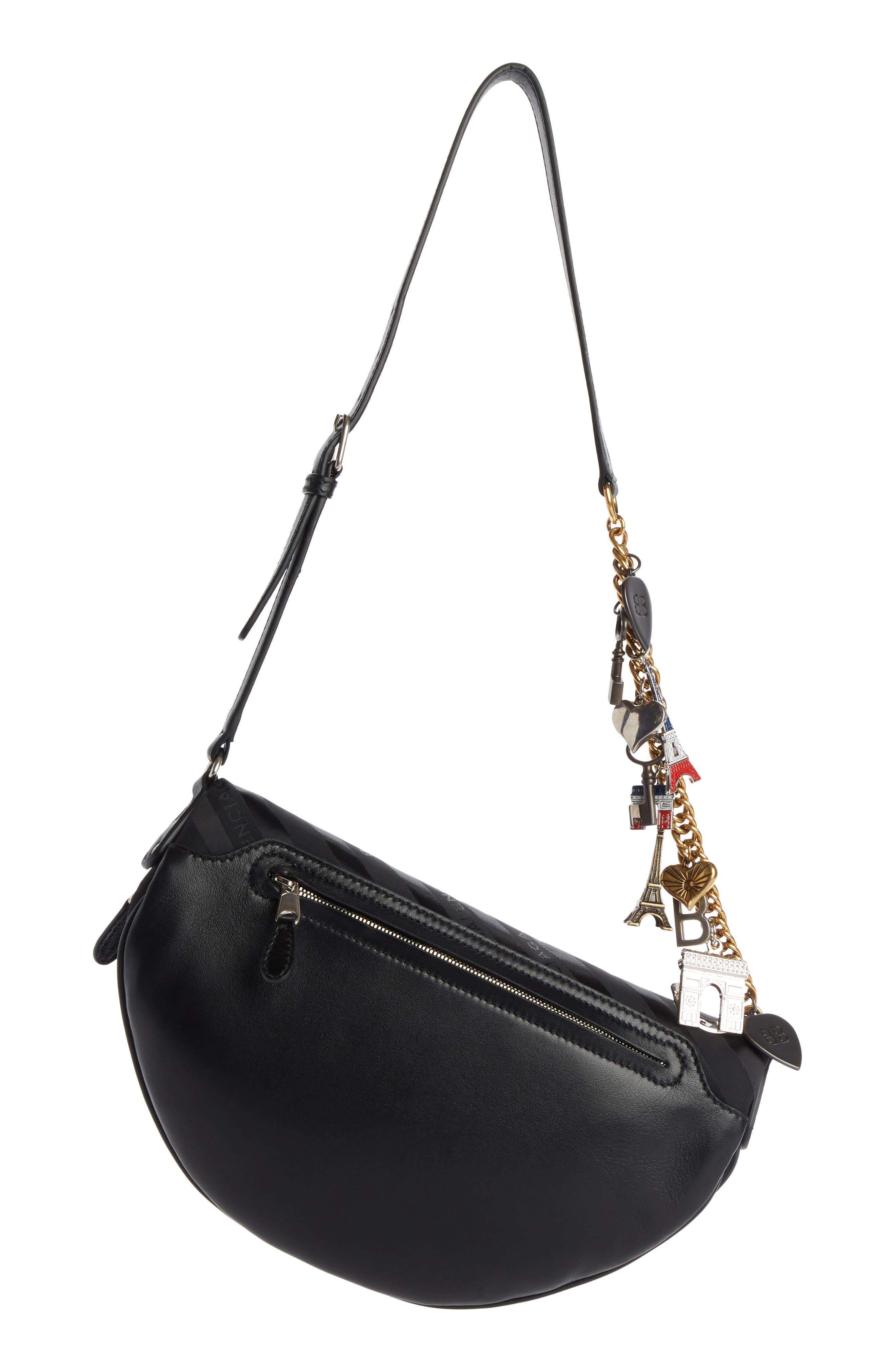 Balenciaga Extra Small Souvenir Logo Belt Bag, Alternate, color, 