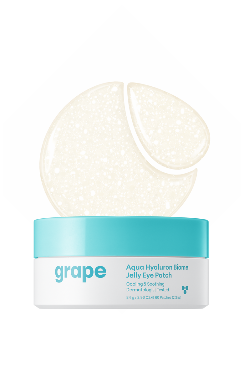 Grape Aqua Hyaluron Biome Jelly Eye Patch, Main, color, No Color