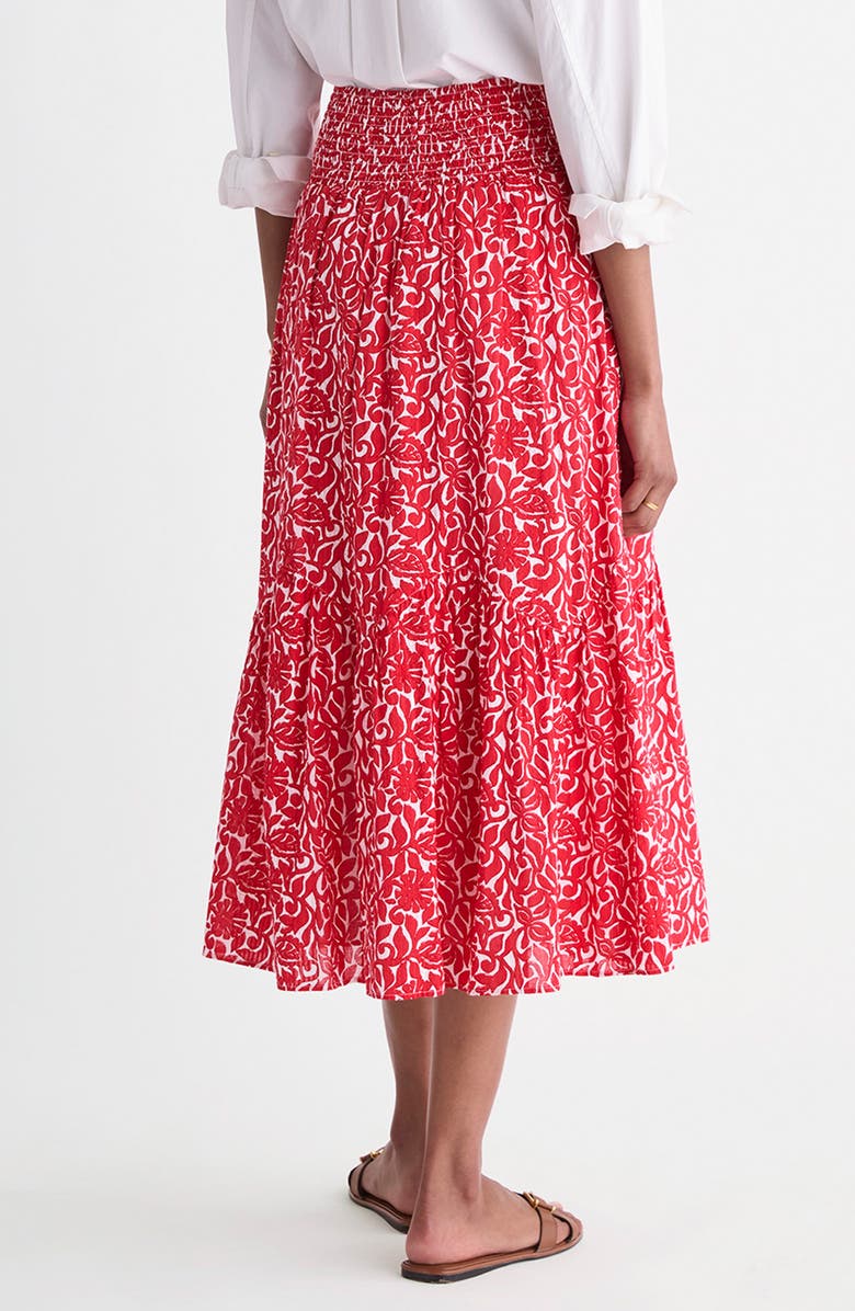 vineyard vines Katama Print Maxi Skirt, Alternate, color, Lighthouse Red Leila