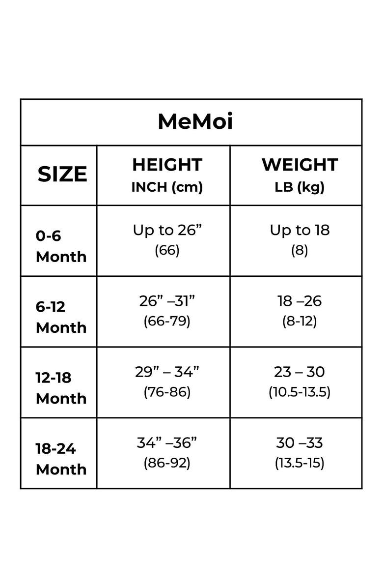 MeMoi Infant Girl's Rhumba Cotton Blend Tights With Ruffles, Alternate, color, White