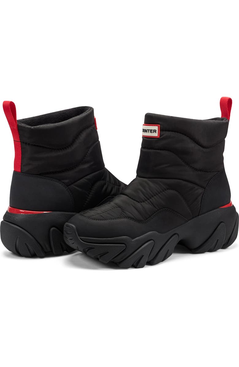 Hunter Debra Waterproof Snow Bootie, Alternate, color,