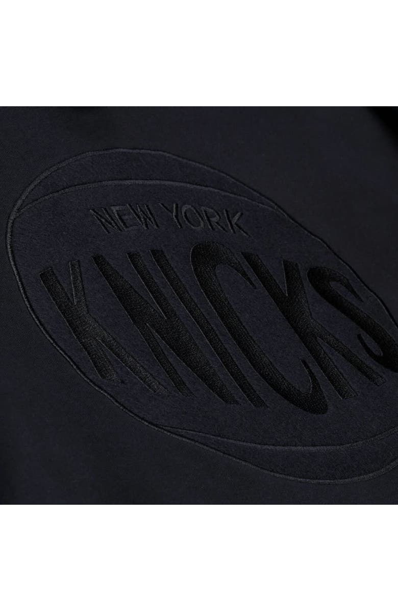 Mitchell & Ness Men's Mitchell & Ness Black New York Knicks Phantom Fleece Hoodie, Alternate, color, Black