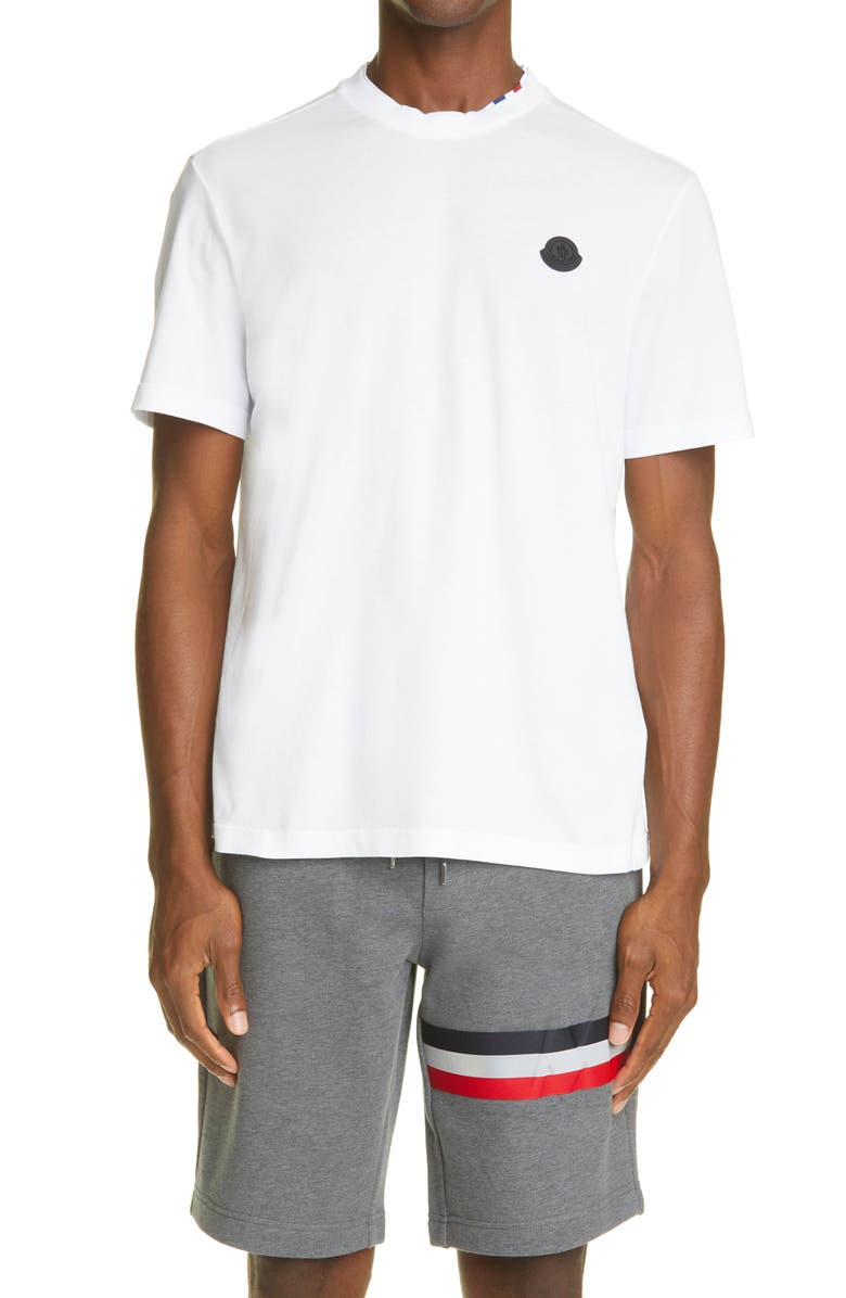 Moncler Logo Graphic Tee, Main, color, 