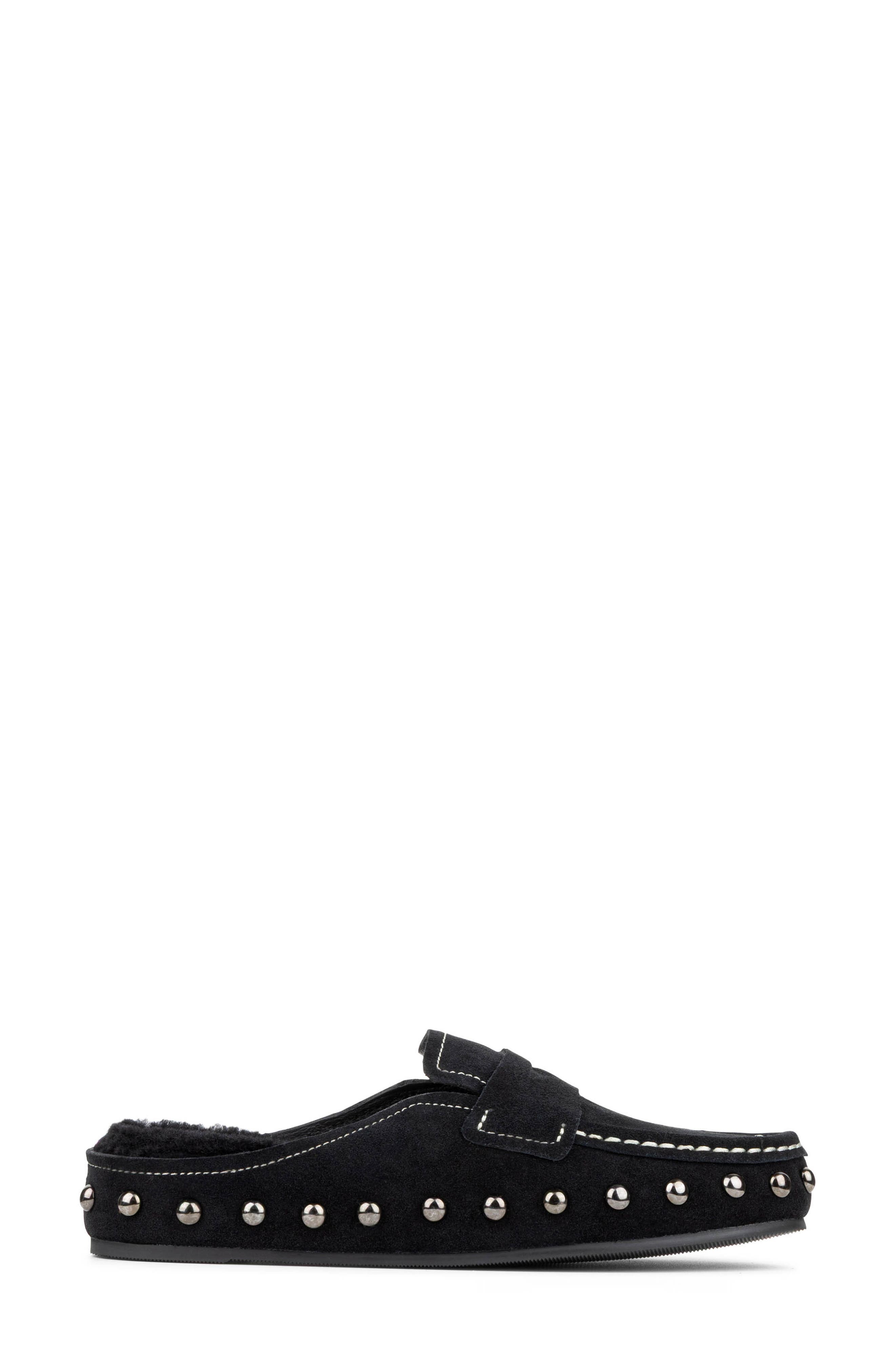 Melodee Loafer Mule, Alternate, color, BLACK