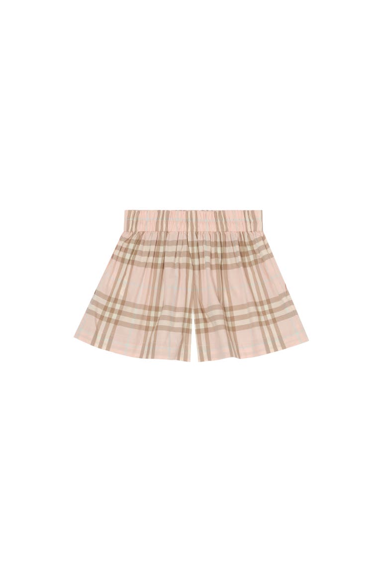 Check Cotton Shorts, Alternate, color, Archive pink