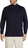 Lands' End Cotton Supima Mock Turtleneck