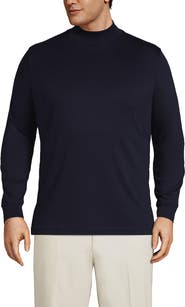 Lands' End Cotton Supima Mock Turtleneck