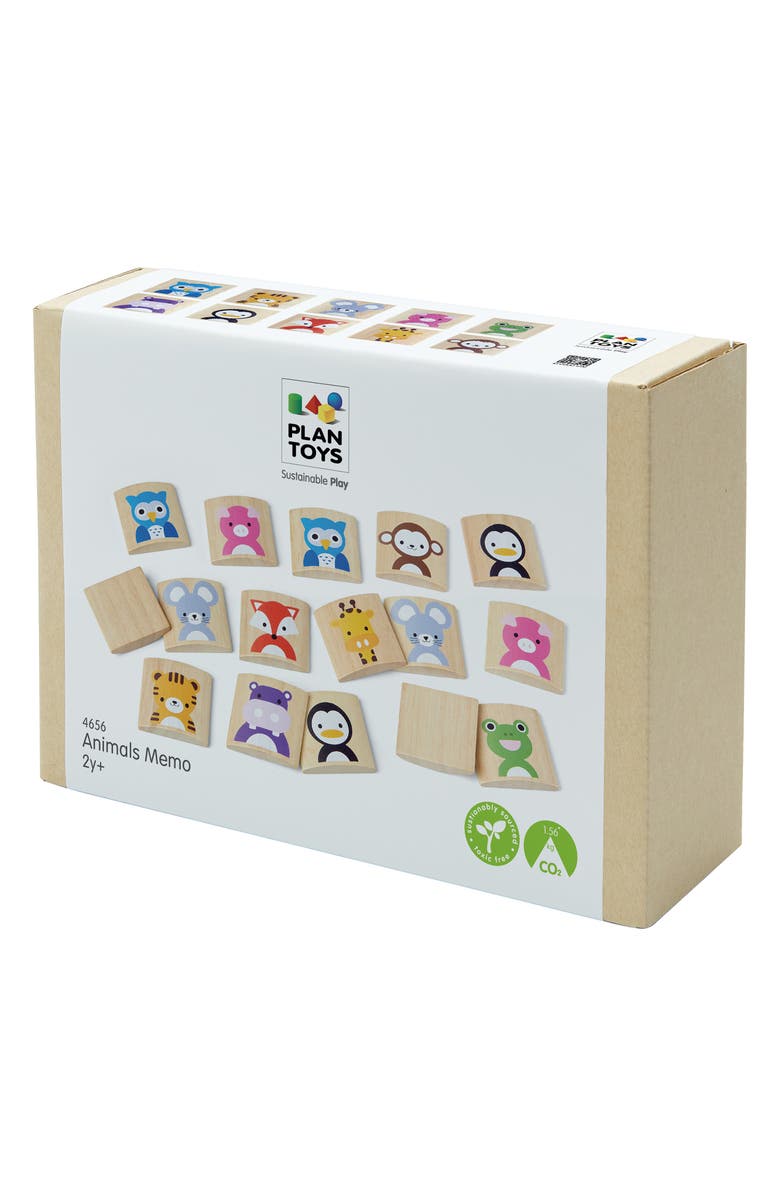 PlanToys<sup>®</sup> Animals Matching Game, Alternate, color, Assorted