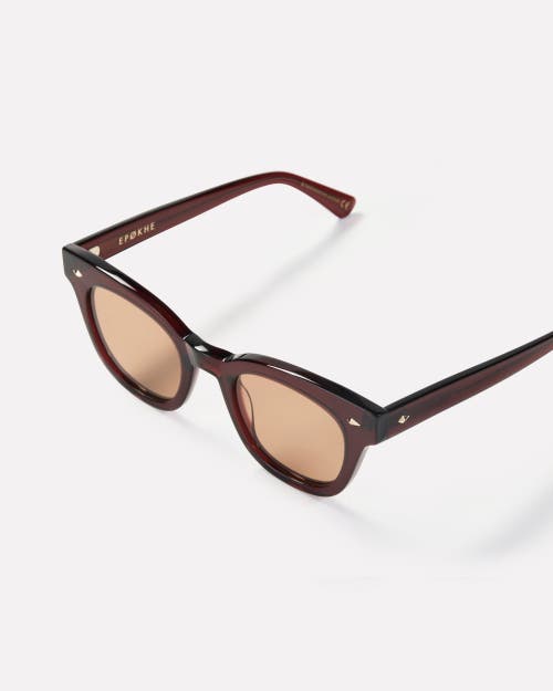 Epokhe Dylan Sunglasses In Brown