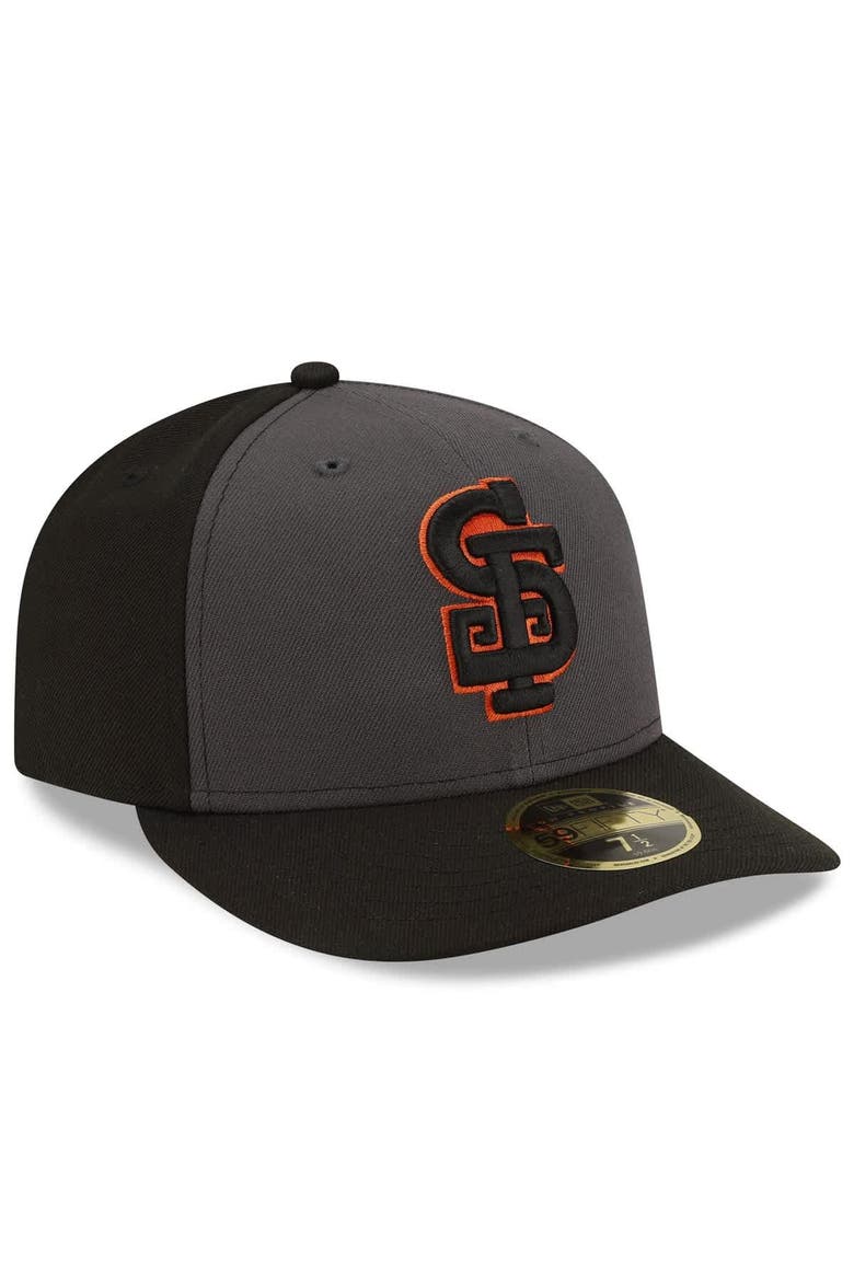 Men's New Era  Gray/Black San Francisco Giants Authentic Collection Alternate Low Profile 59FIFTY Fitted Hat, Alternate, color, Gray