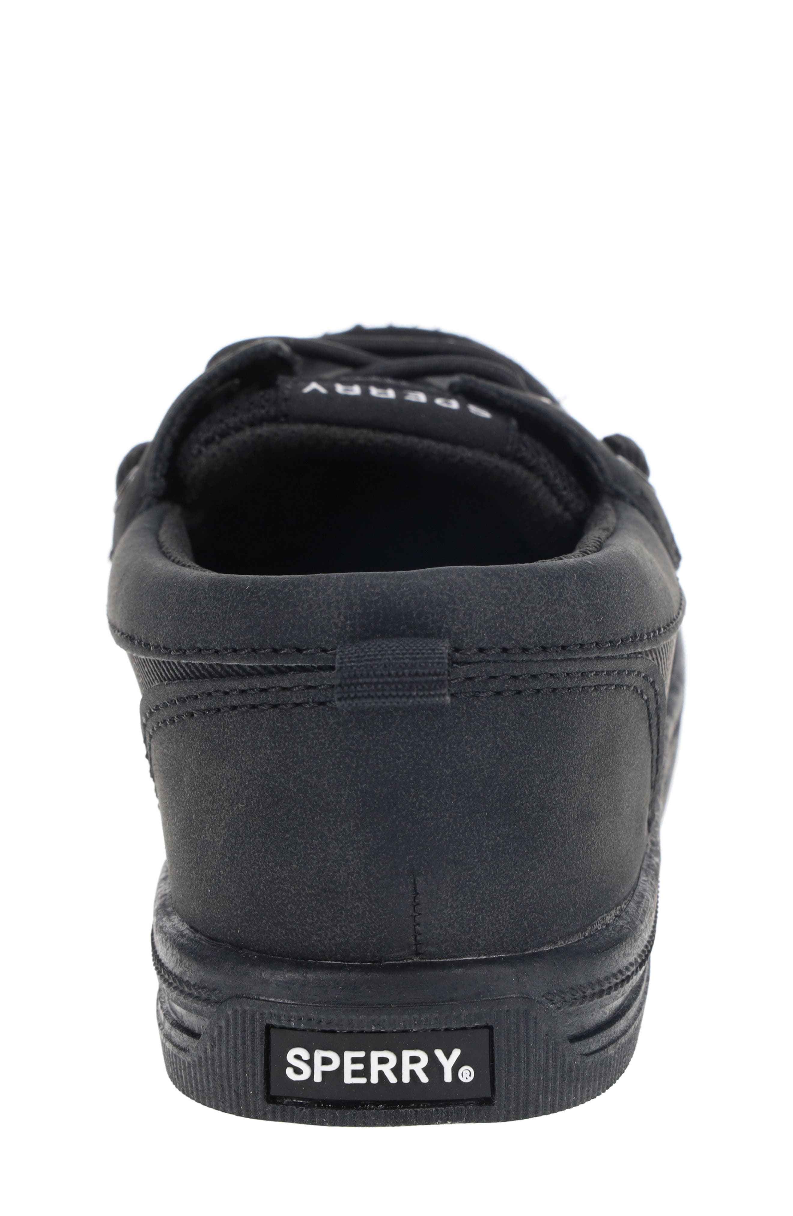 SPERRY TOP-SIDER<sup>®</sup> Kids' Banyan Boat Shoe, Alternate, color, Black