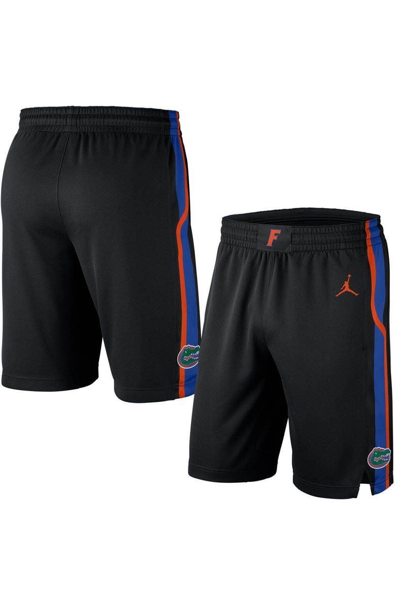 Jordan Brand Men's Jordan Brand Black Florida Gators Replica Team Basketball Performance Shorts, Main, color, 