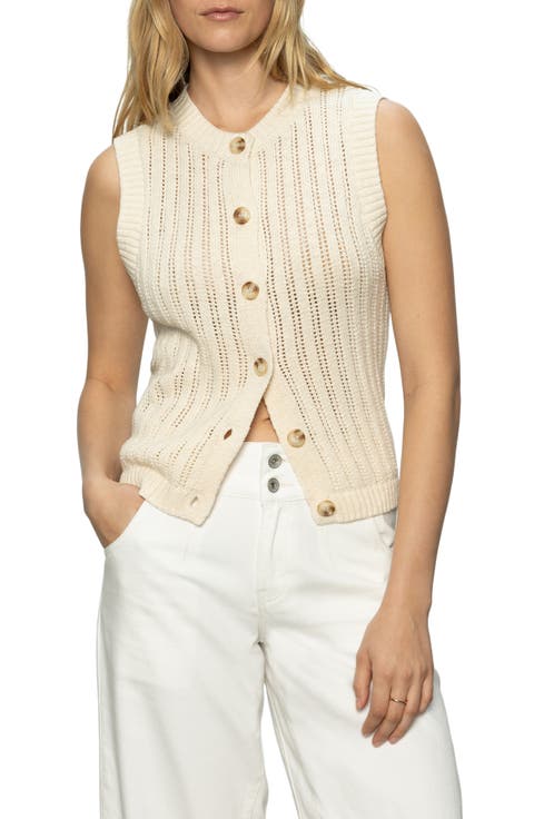 Women's Ivory Vests | Nordstrom