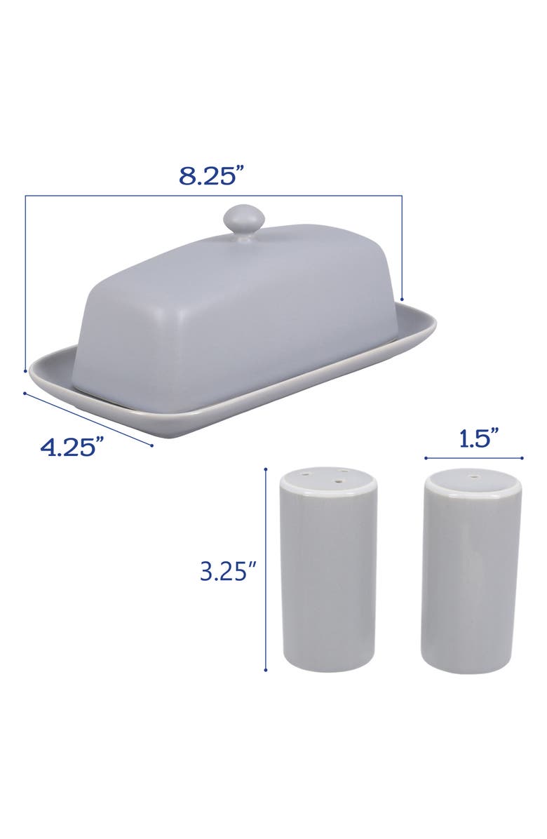 BIA Cordon Bleu 7-Piece Stoneware Tabletop Set, Alternate, color, Stone