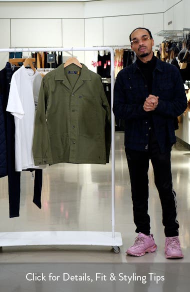 Polo Ralph Lauren Soft Fade Cotton Twill Button-Up Chore Polo Ralph Lauren Soft Fade Cotton Twill Button-Up Chore