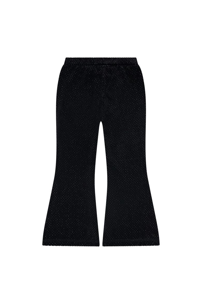 Sparkle Velvet Flare Pants, Alternate, color, Blackboard