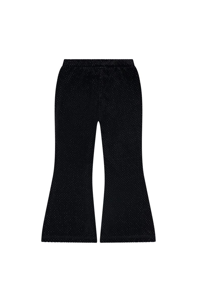 Stains and Stories by Babyface Sparkle Velvet Flare Pants, Alternate, color, Blackboard