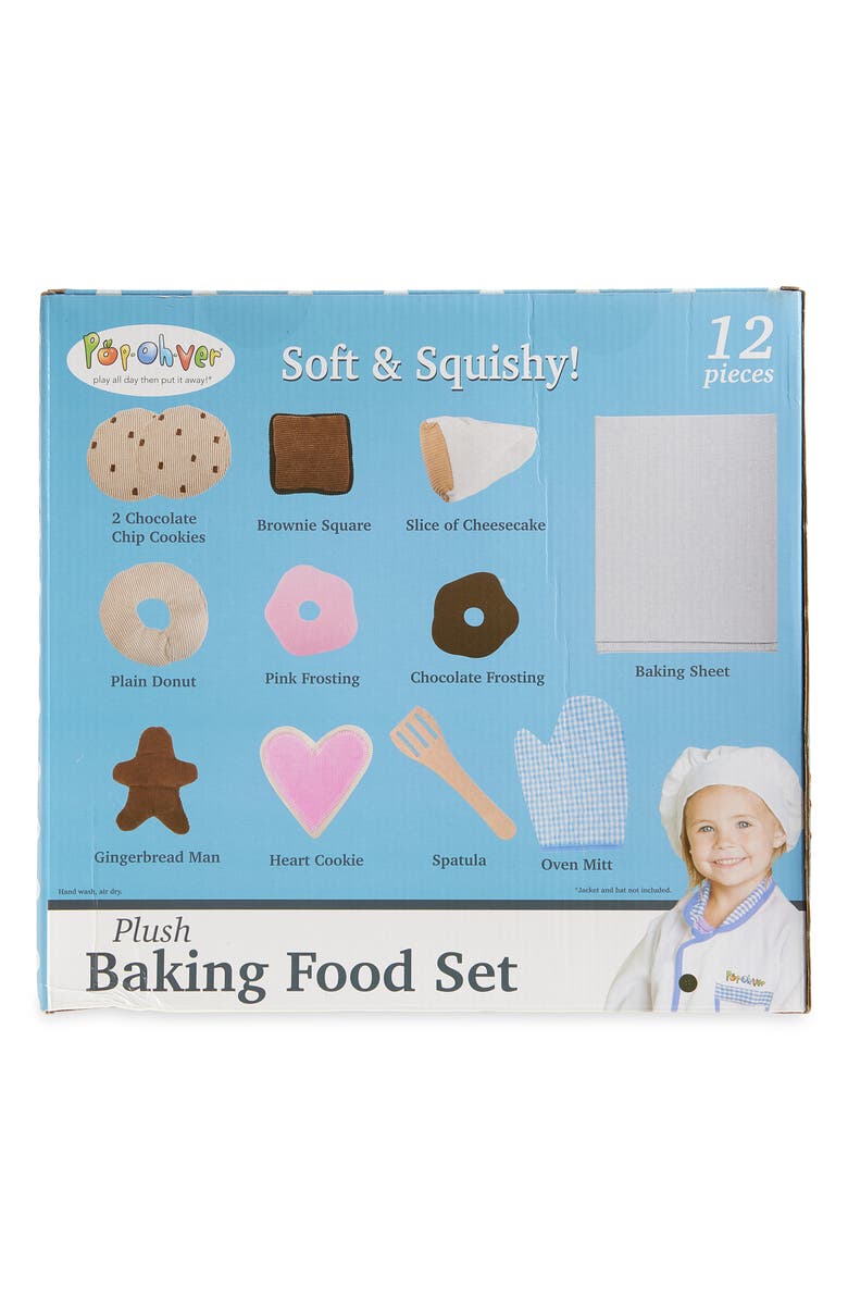 PopOhVer Plush Donuts & Pastries 12-Piece Play Set, Alternate, color, No Color Family