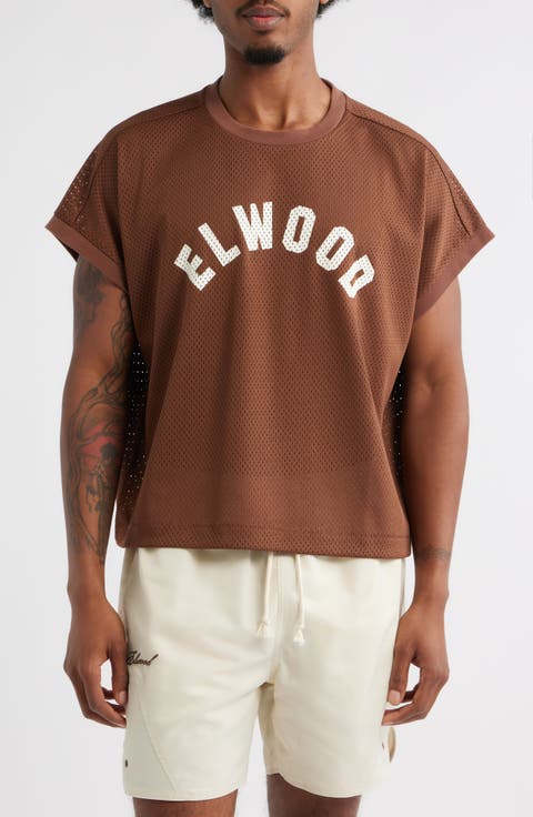 Logo Mesh Graphic T-Shirt