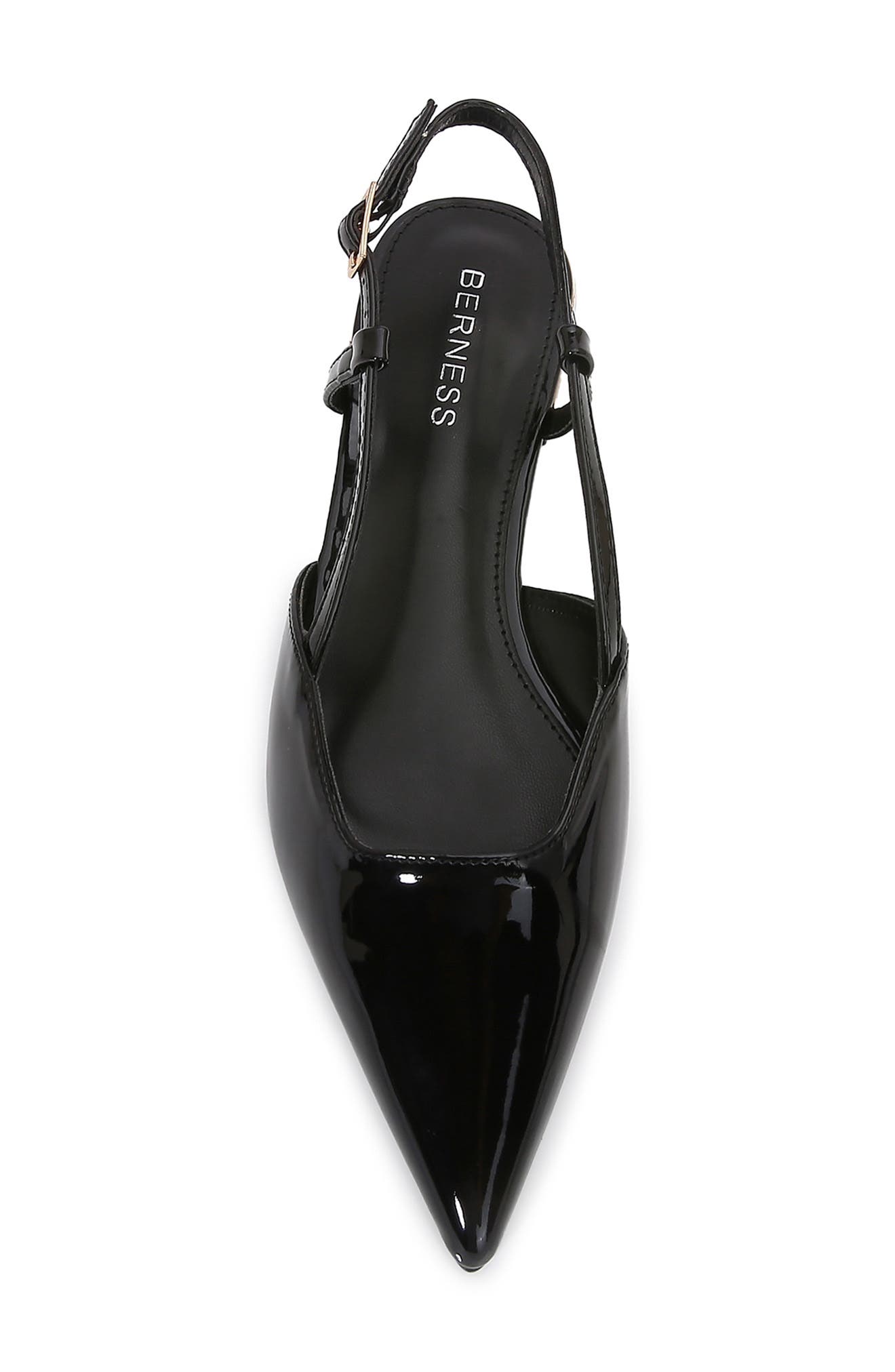 BERNESS Cass Pointed Toe Flat, Alternate, color, Black