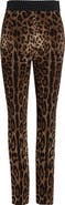 Dolce&Gabbana Leopard Print Stretch Cady Leggings