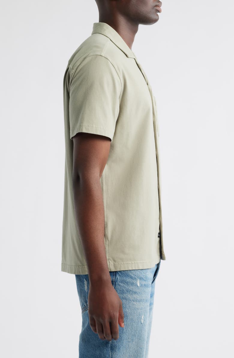 Rails Flint Stretch Cotton Camp Shirt, Alternate, color, Sage