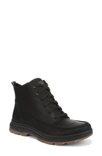 Ryka Women's Belfast Water-repellent Lace Up Boots In Black
