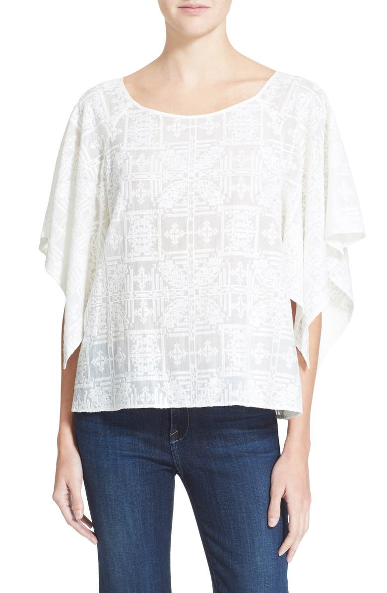 Joie 'Esparza' Embroidered Top, Main, color,