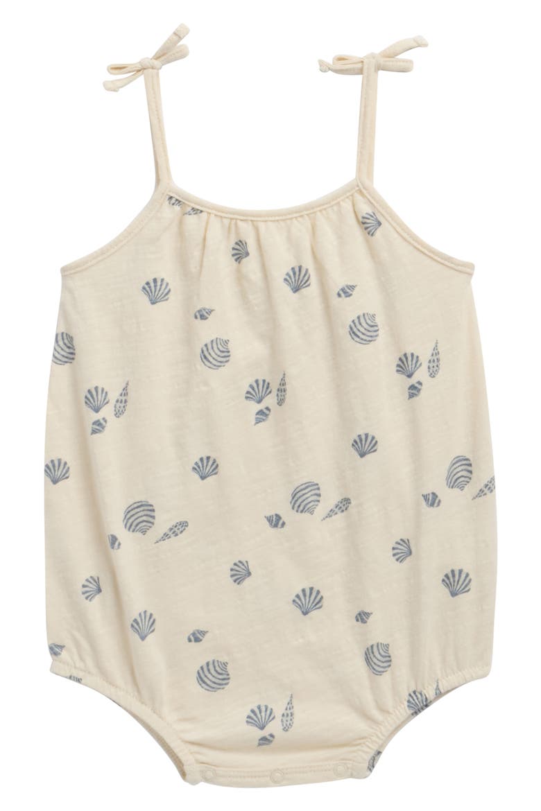 Nala Seashell Romper, Main, color, NATURAL