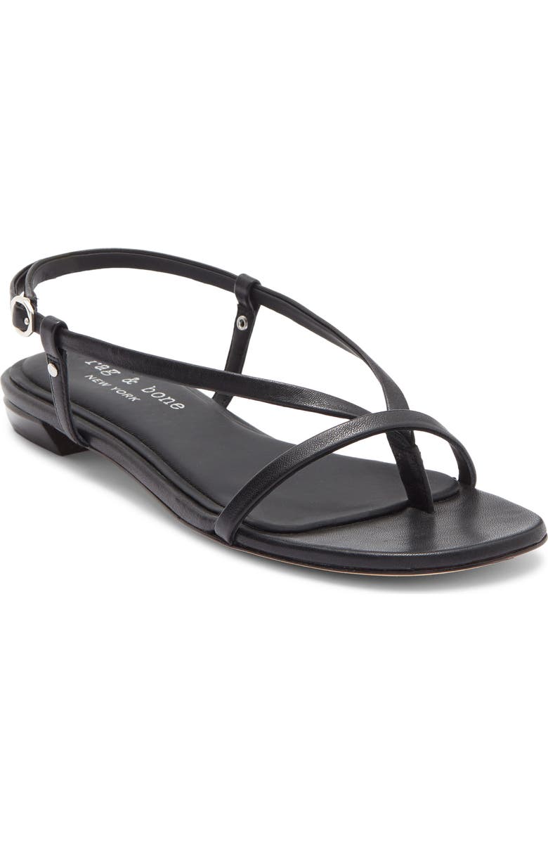 rag & bone Giselle Slingback Sandal, Main, color, Black