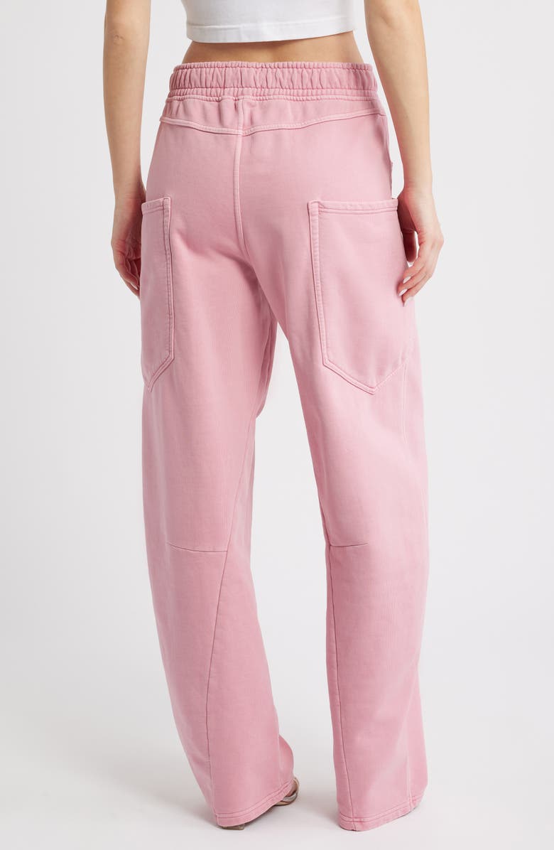 AFRM Ryan Cotton Barrel Sweatpants, Alternate, color, Clay Pink