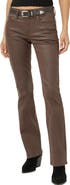 Silver Jeans Co. Suki Coated Curvy Mid Rise Slim Bootcut Jeans