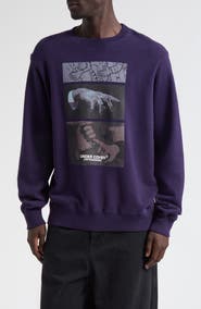 Undercover Graphic Cotton Fleece Sweatshirt