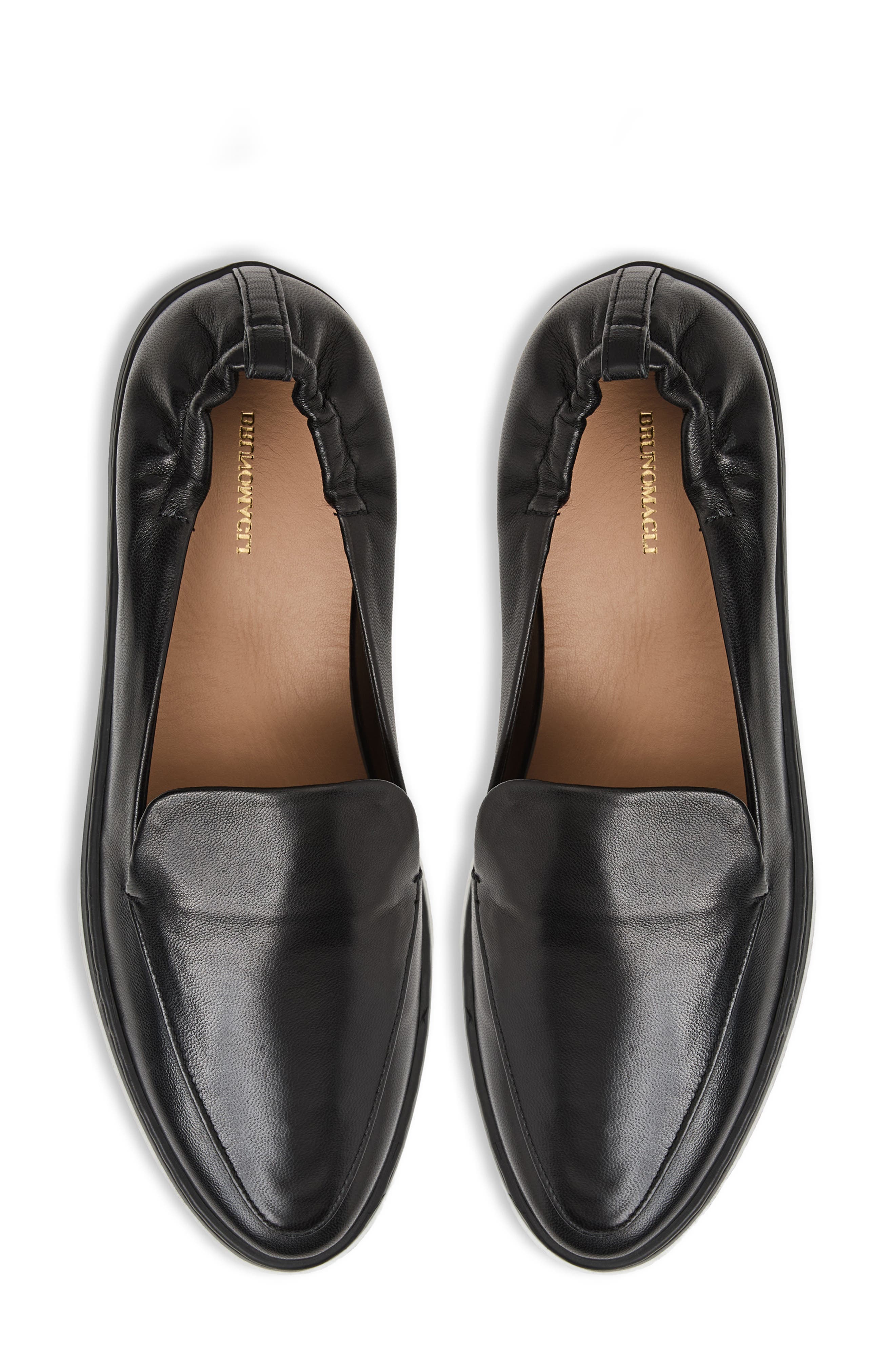 Clara Loafer, Alternate, color, BLACK LEATHER