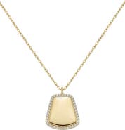 ARGENTO VIVO Tag Pendant Necklace