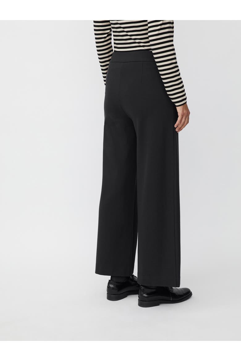 MaPaxora Cropped Wide Leg Pants, Alternate, color, Black