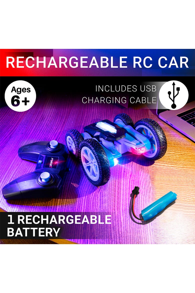 Tornado LED Remote Control Car, Alternate, color, Blue