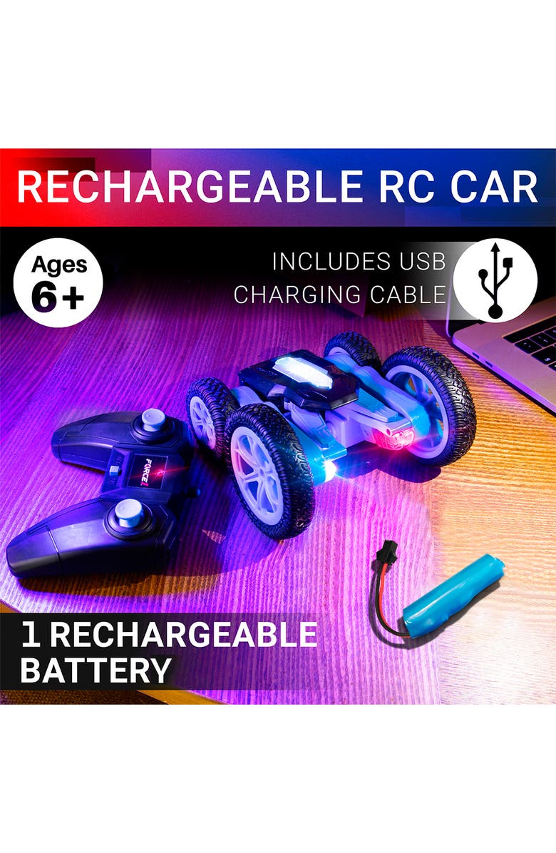 Force1 Tornado LED Remote Control Car, Alternate, color, Blue