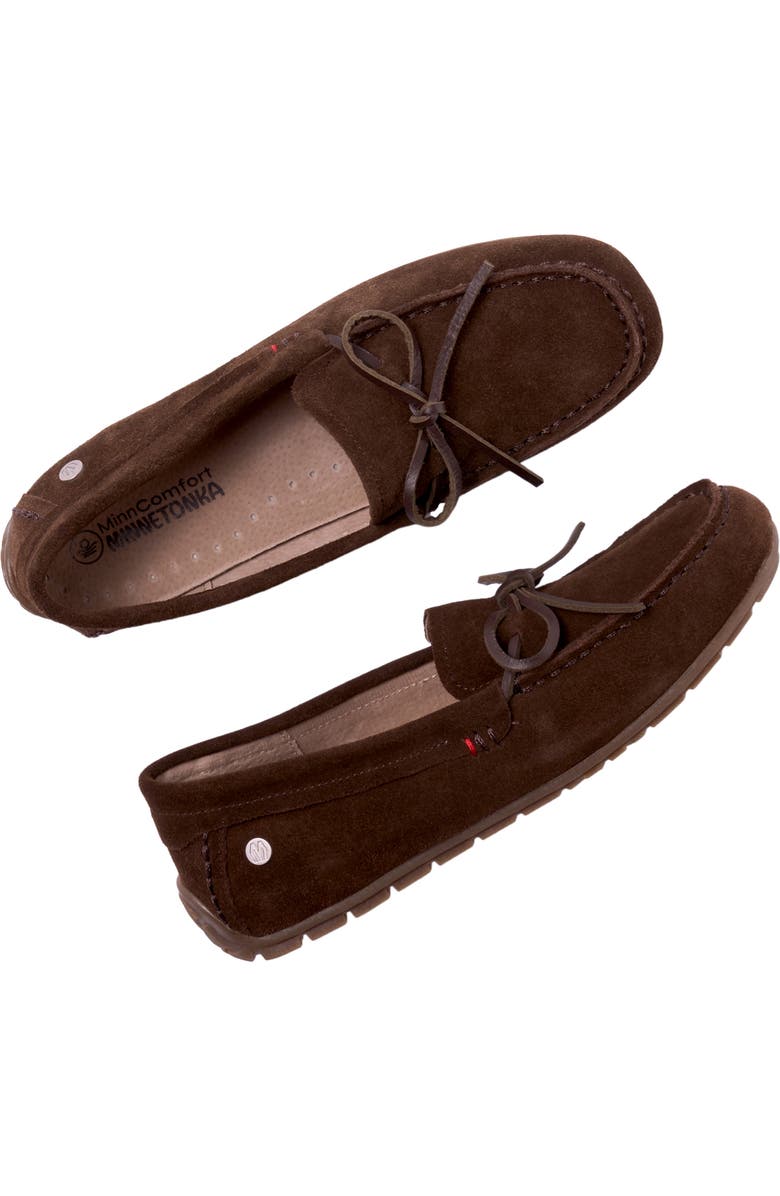 Minnetonka Moc Toe Loafer, Alternate, color, Dark Chocolate