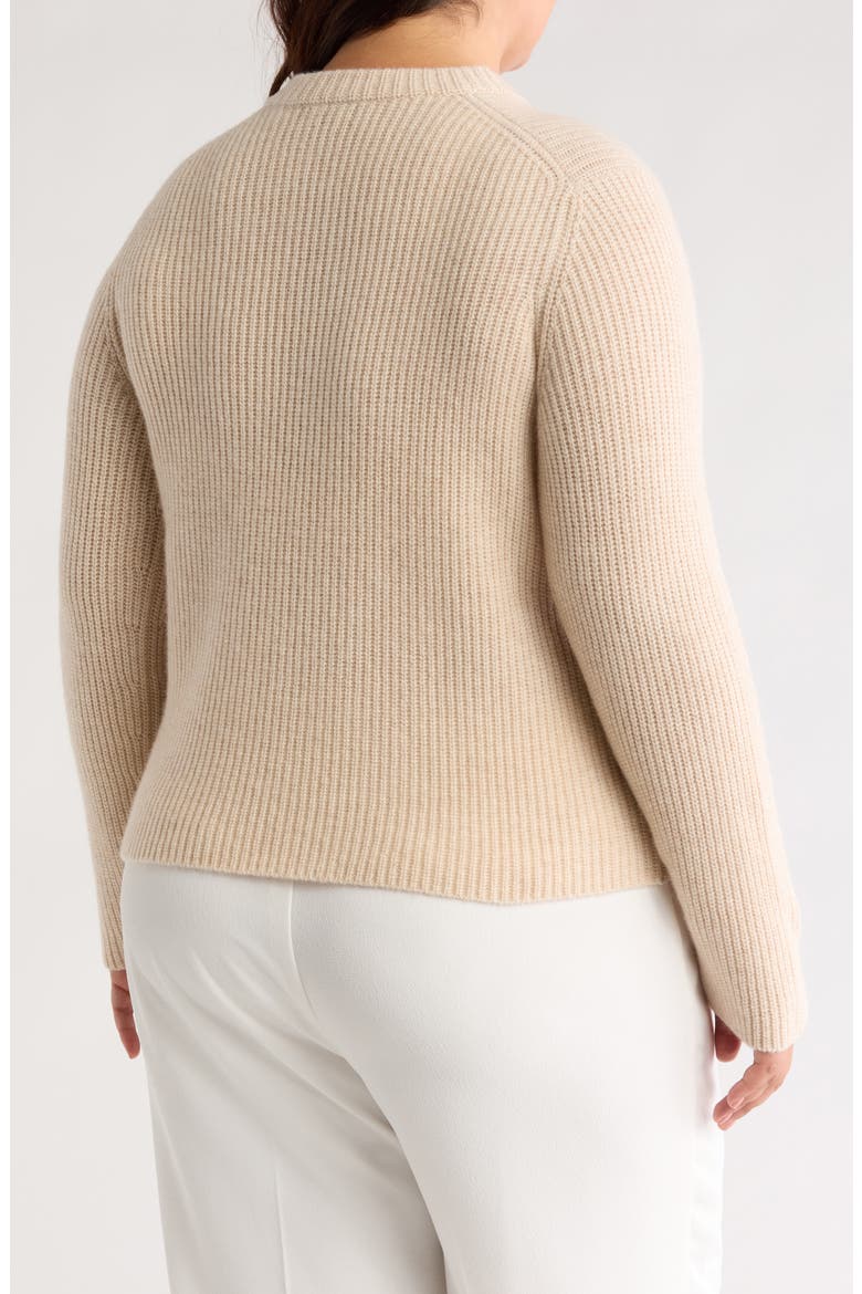 Shaker Stitch Cashmere Sweater, Alternate, color, PAMPAS